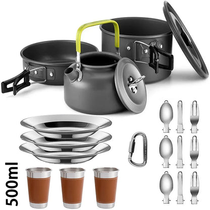 PacktoFreedom™ Camping Set – Outdoor Cooking Set
