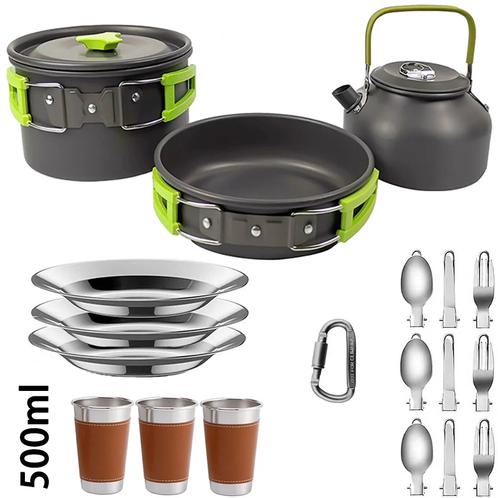 PacktoFreedom™ Camping Set – Outdoor Cooking Set