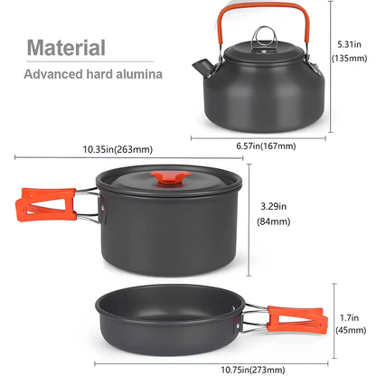 PacktoFreedom™ Camping Set – Outdoor Cooking Set