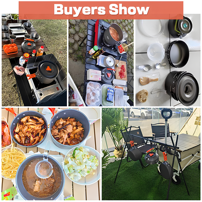 PacktoFreedom™ Camping Set – Outdoor Cooking Set