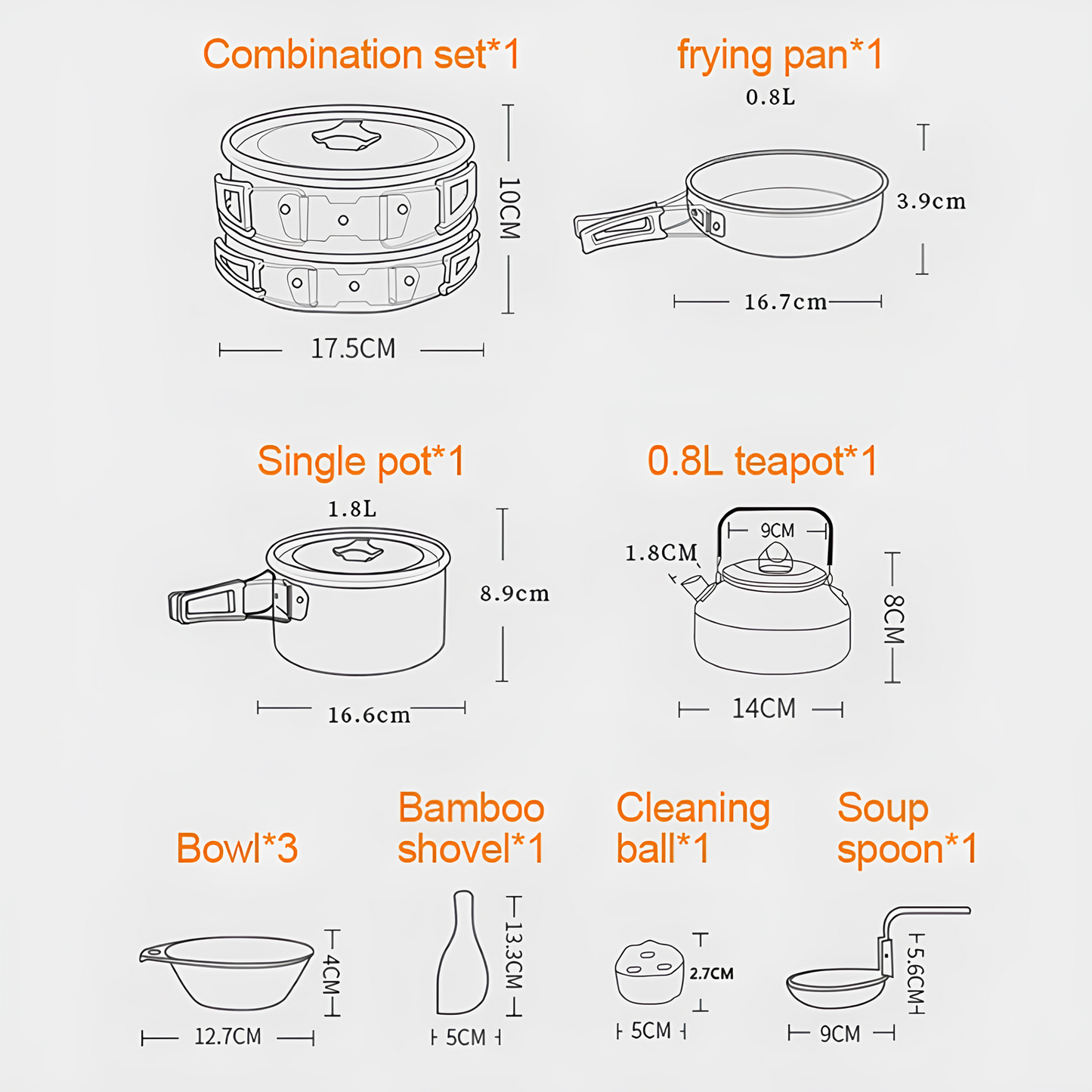 PacktoFreedom™ Camping Set – Outdoor Cooking Set